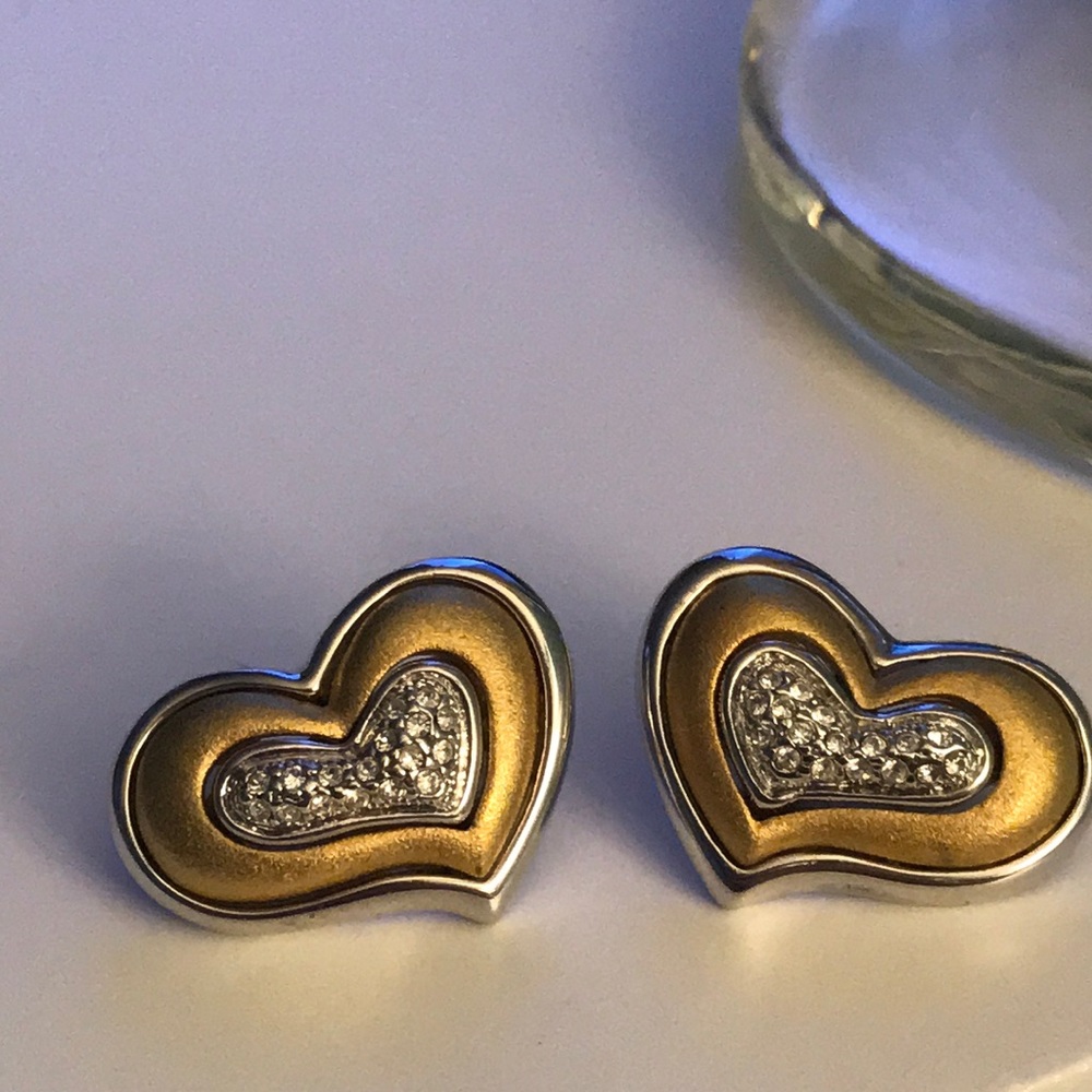 Vintage 90s Heart Earrings ❤️